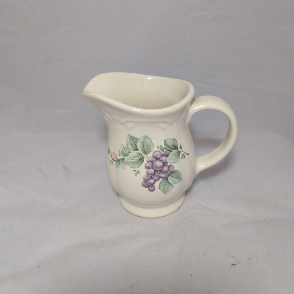 Vintage Pfaltzgraff Grapevine 12oz Creamer Pitcher - Discontinued Pattern